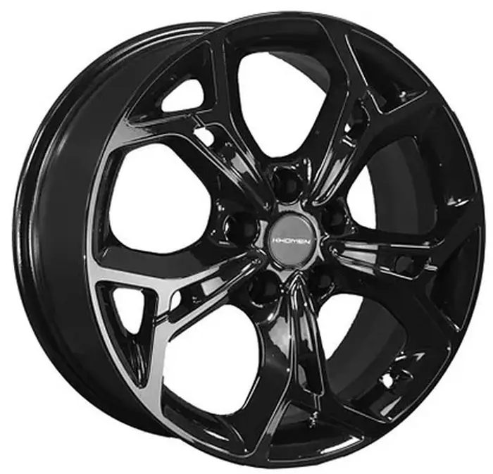 Khomen 1702 7x17 5*110 Et:46 Dia:63,3 Black