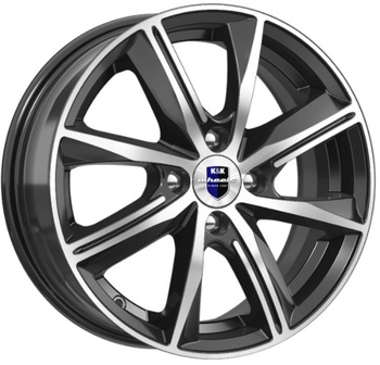 K&K K&K Арнар 6x15 4*100 Et:50 Dia:60,1 Алмаз чёрный