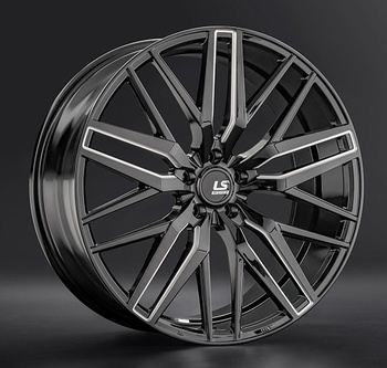 LS wheels LS wheels FlowForming RC77 9,5x22 5*114,3 Et:45 Dia:67,1 BK+SSF