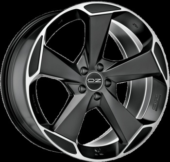 OZ OZ Aspen 9x20 5*112 Et:30 Dia:66,6 Matt Black Diamond Cut