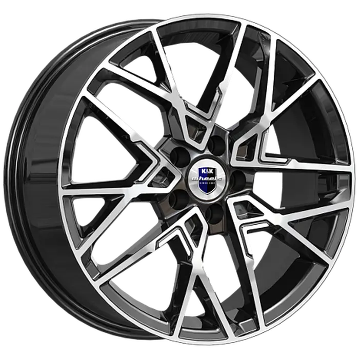 K&K Вудроф 7x18 5*108 Et:50 Dia:63,3 Алмаз чёрный