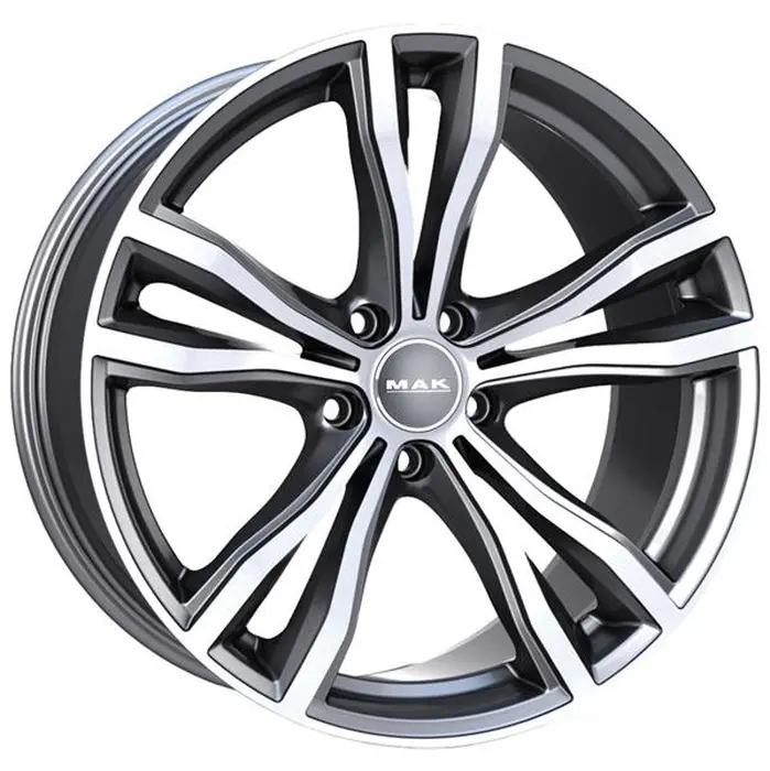 MAK X-Mode 9,5x21 5*112 Et:37 Dia:66,6 Gunmetal Mirror Face