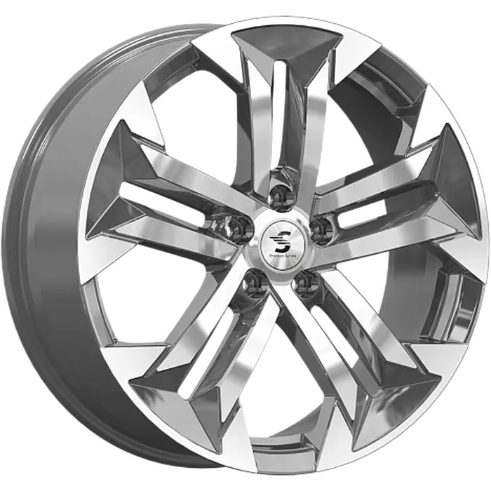 Premium Series КР015 7,5x19 5*108 Et:36 Dia:65,1 Diamond Gloss Graphite