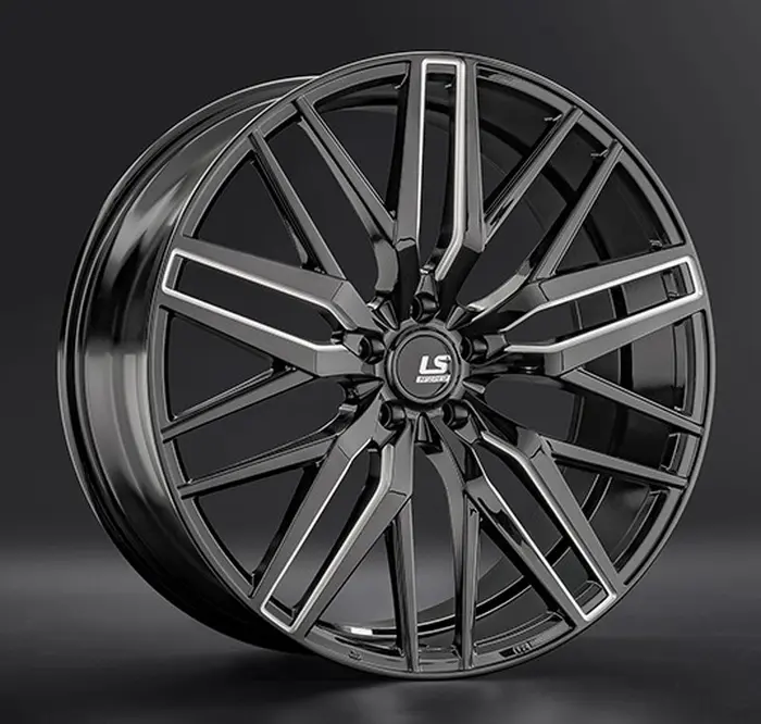 LS wheels FlowForming RC77 9,5x22 5*114,3 Et:45 Dia:67,1 BK+SSF