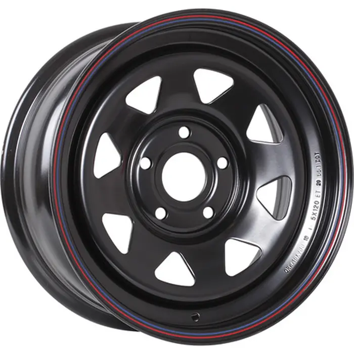 Off-Road-Wheels Black 8x15 5*114,3 Et:-19 Dia:84,1 Черный (треуг. мелкий)