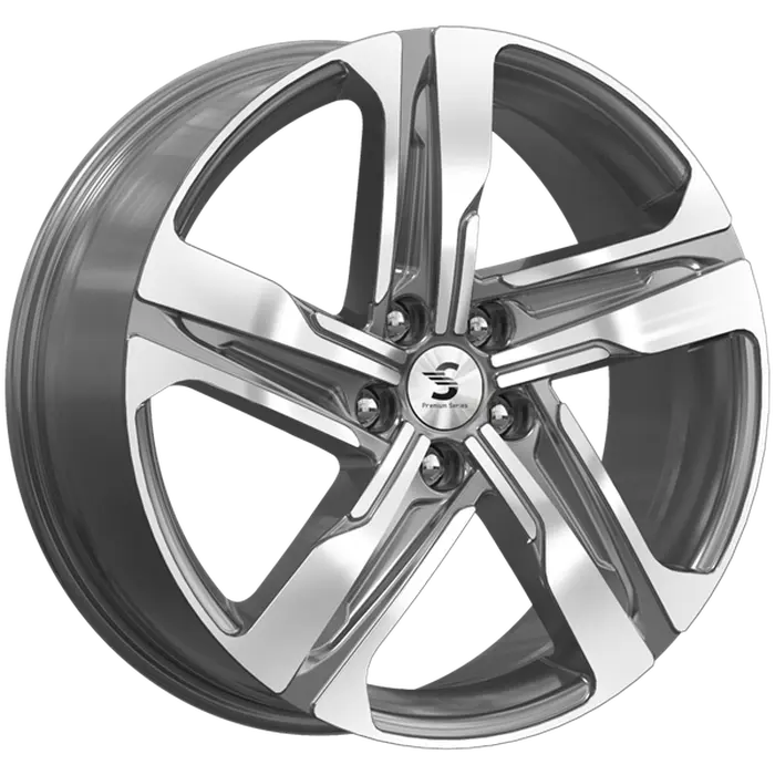 Premium Series КР004 7,5x19 5*114,3 Et:49 Dia:67,1 Diamond gloss graphite