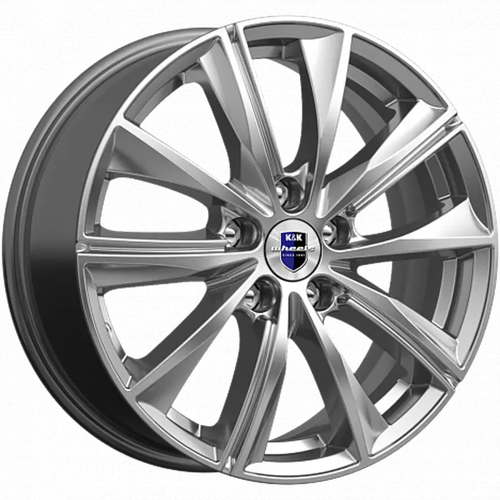 K&K Арнар 6x15 4*100 Et:50 Dia:60,1 Дарк платинум