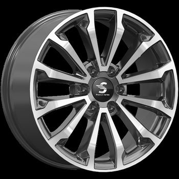 Premium Series Premium Series КР006 8,5x20 6*139,7 Et:33 Dia:100,1 Diamond Black Gris