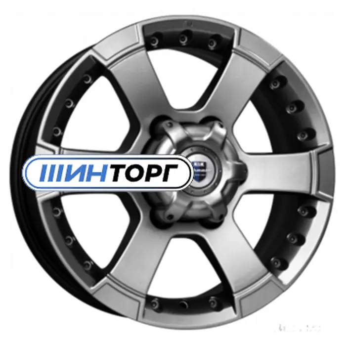 K&K M56 (КС593) 7x16 6x139.7 ET38 D100.1 Дарк платинум Литой