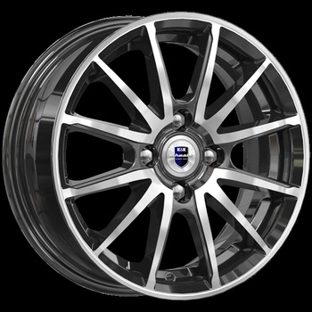 K&K K&K Квант 5,5x14 4*100 Et:40 Dia:54,1 алмаз черный