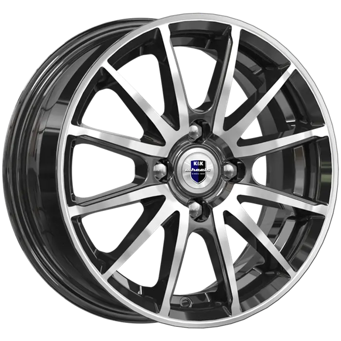 K&K Квант 5,5x14 4*100 Et:40 Dia:56,6 алмаз чёрный