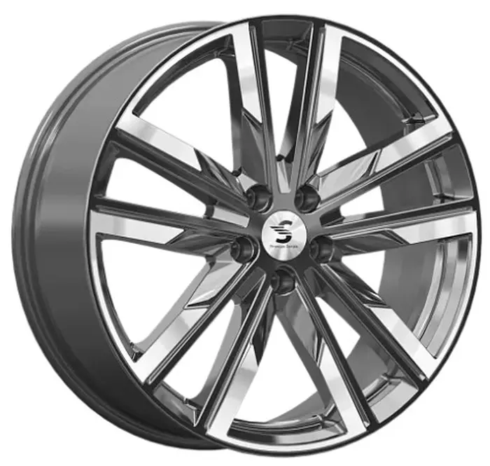 Premium Series КР014 8x20 5*108 Et:46 Dia:63,3 Diamond gloss graphite