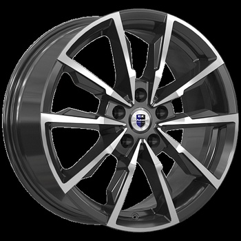 K&K K&K Меренге 7.5x17 5*114.3 Et:45 Dia:60.1 Алмаз Черный