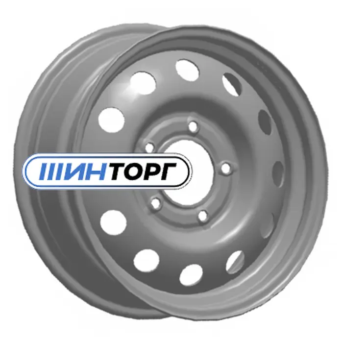 ТЗСК Lada Urban 4x4 6.5x16 5x139.7 ET40 D98.5 Серебро Штампованный