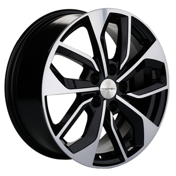 Khomen Khomen 1703 7x17 5*114,3 Et:45 Dia:67,1 Black-FP