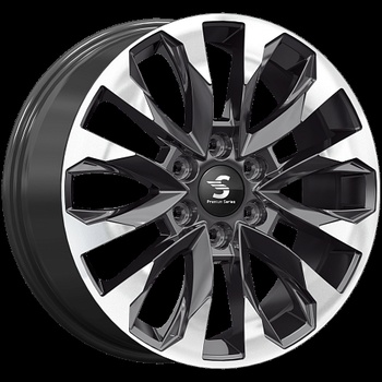Premium Series Premium Series КР007 8x20 6*139,7 Et:38 Dia:67,1 Diamond Black Gris
