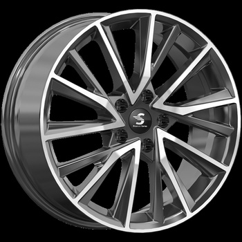 Premium Series Premium Series КР010 7,5x18 5*108 Et:47 Dia:60,1 Diamond Black Gris