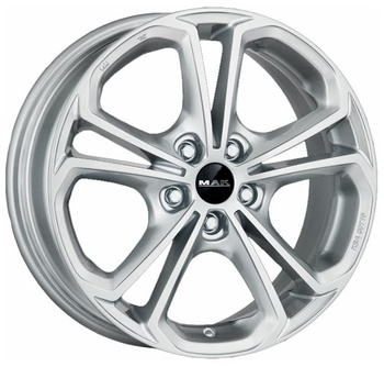 MAK MAK Hessen 7x17 5*112 Et:42 Dia:76,1 Silver