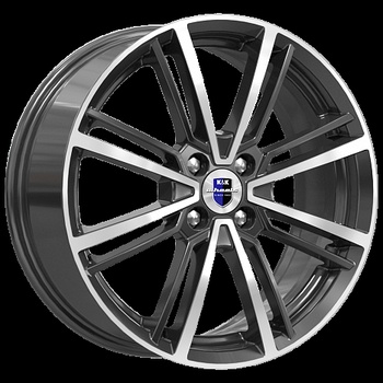 K&K K&K Эрфурт 7x17 4*100 Et:43 Dia:60,1 алмаз черный