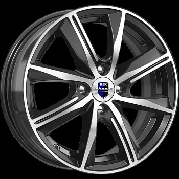 K&K Арнар 7x17 5*114,3 Et:39 Dia:60,1 Алмаз черный