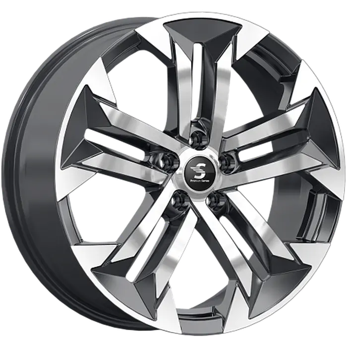 Premium Series КР015 7,5x19 5*108 Et:36 Dia:65,1 Diamond Black Gris