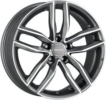 MAK MAK Sarthe 8x19 5*112 Et:30 Dia:66,6 Gunmetal Mirror Face