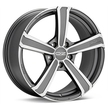 OZ OZ MONTECARLO HLT 9,5x20 5*112 Et:33 Dia:79 MATT DARK GRAPHITE DIAMOND CUT