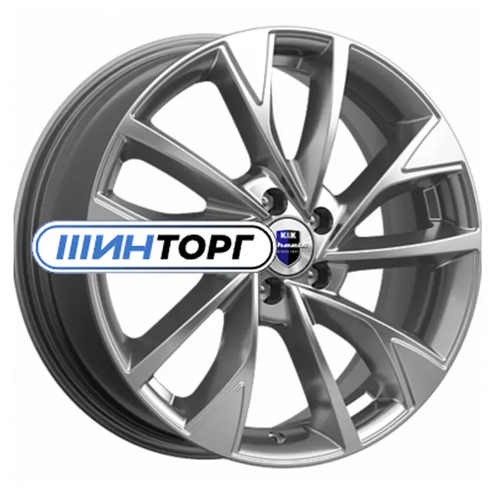 K&K Роквуд (КС900) 7x17 5x108 ET45 D63.35 Дарк платинум Литой