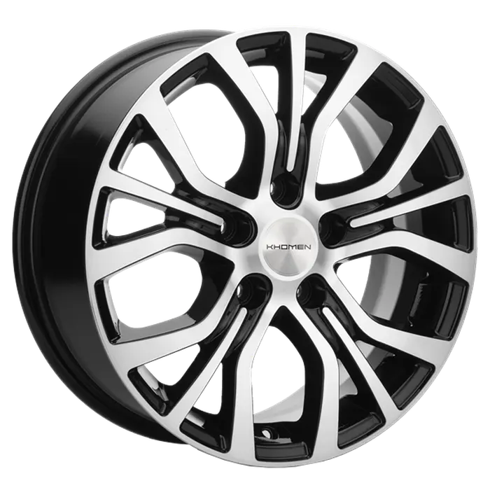 Khomen 1608 6,5x16 5*110 Et:43 Dia:65,1 Black-FP