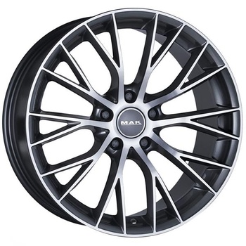 MAK MAK MUNCHEN 9,5x20 5*120 Et:44 Dia:72,6 Gun Metallic Mirror Face
