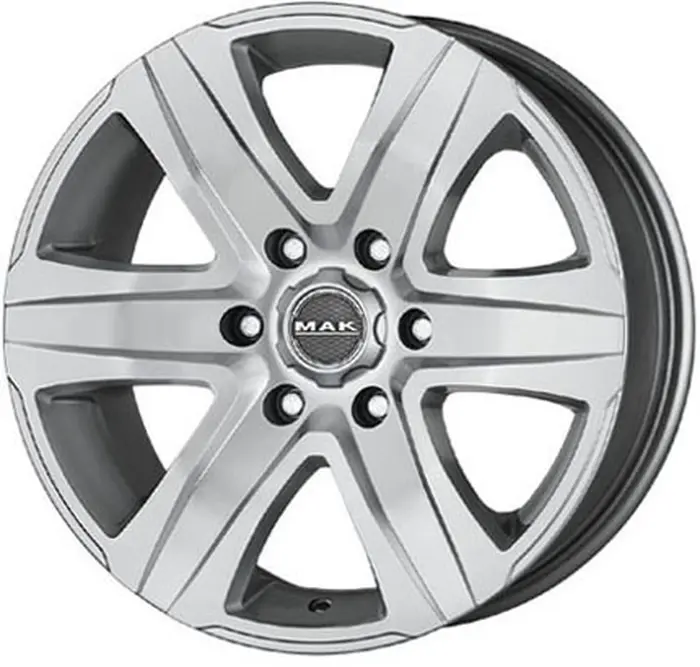 MAK STONE6 8,5x20 6*139,7 Et:30 Dia:100,1 Silver