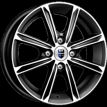 K&K K&K Флэш 5x14 4*98 Et:35 Dia:58,6 алмаз чёрный