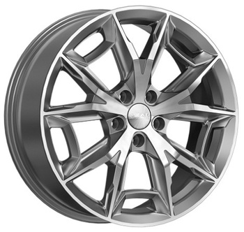 Скад Паркер 7,5x19 5*114,3 Et:45 Dia:67,1 алмаз графит