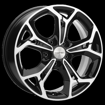 Khomen Khomen 1702 7x17 5*112 Et:49 Dia:57,1 Black-FP