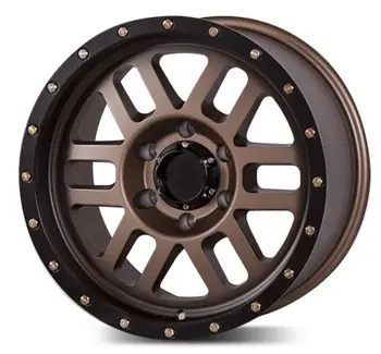 Lizardo XH334 9x17 6*139,7 Et:-12 Dia:106,1 matt bronze/lip matt black