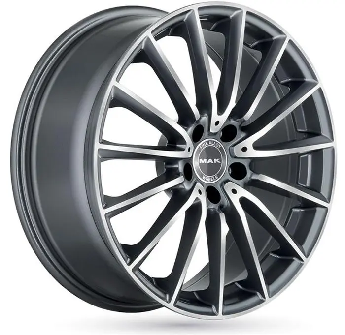 MAK Komet 9x18 5*112 Et:33 Dia:66,6 Gun Metallic Mirror Face