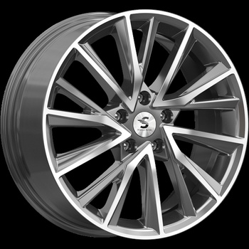 Premium Series Premium Series КР010 7,5x18 5*112 Et:40 Dia:57,1 Diamond Gloss Graphite