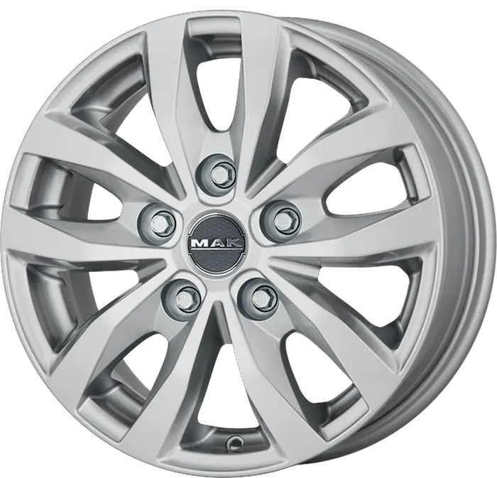 MAK Load 5 7x17 5*160 Et:55 Dia:65,1 Silver
