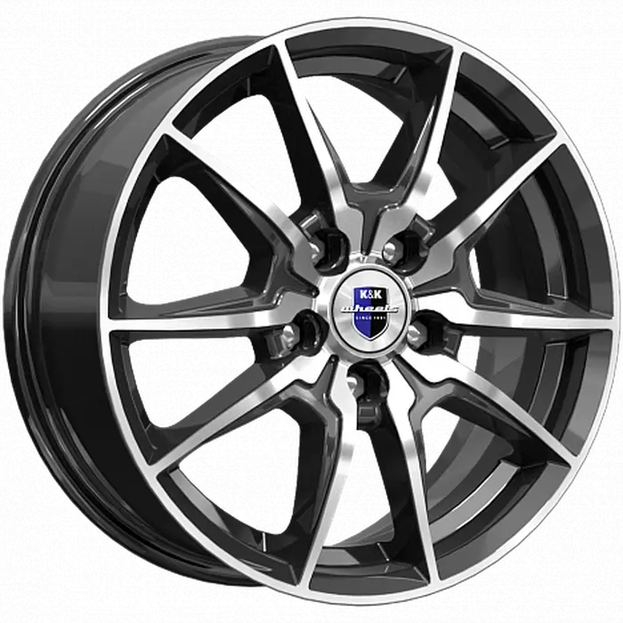 K&K Адамар 6,5x16 5*100 Et:48 Dia:56,1 Алмаз чёрный