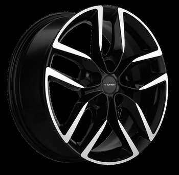 Khomen Khomen 1708 6,5x17 5*114,3 Et:49 Dia:67,1 Black-FP