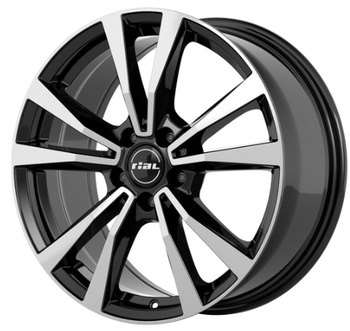Rial Rial M12 8x18 5*112 Et:38 Dia:66,6 Diamond Black Front Polished