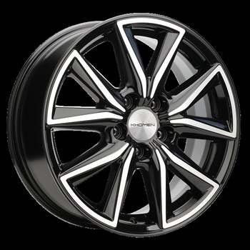 Khomen Khomen 1706 7x17 5*114,3 Et:37 Dia:66,6 Black-FP