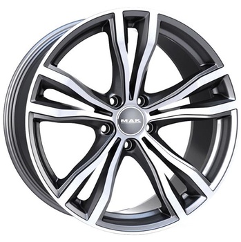 MAK MAK X-Mode 10x21 5*120 Et:40 Dia:74,1 Gunmetal Mirror Face