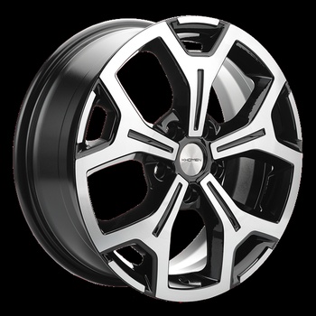 Khomen Khomen 1710 6,5x17 5*108 Et:33 Dia:60,1 Black-FP