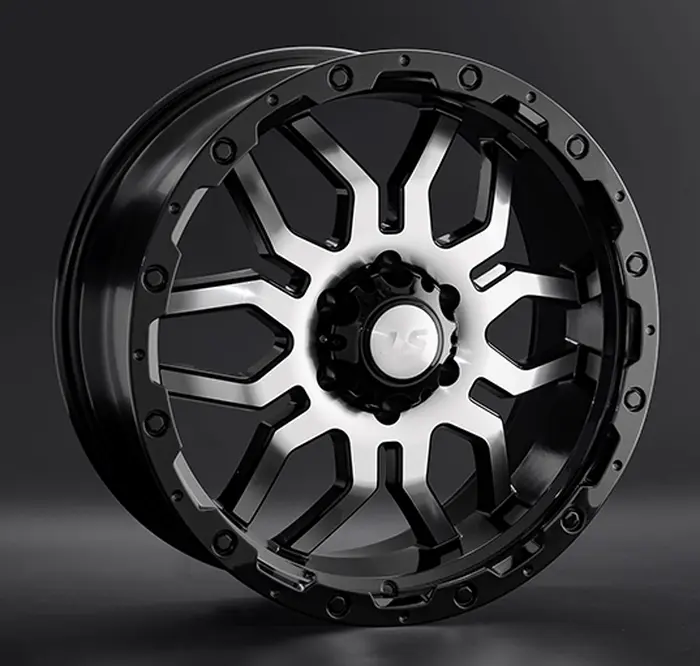 LS wheels LS1285 7x16 6*139,7 Et:38 Dia:100,1 bkf