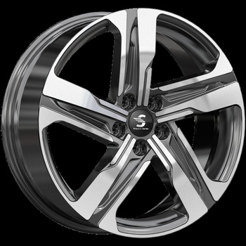 Premium Series Premium Series КР004 7,5x19 5*114,3 Et:49 Dia:67,1 Diamond Black Gris