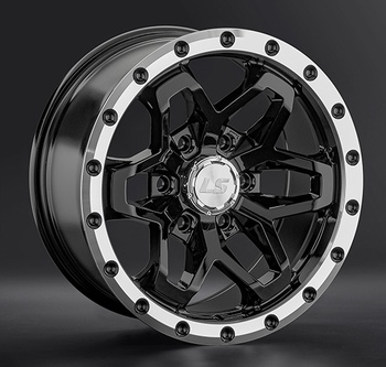 LS wheels LS1350 9x17 6*139,7 Et:15 Dia:106,1 bkl