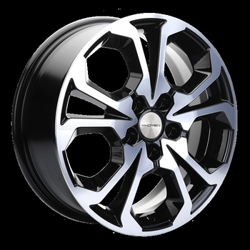 Khomen Khomen 1711 6,5x17 5*108 Et:33 Dia:60,1 Black-FP