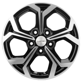 Khomen Khomen 1606 6,5x16 5*114,3 Et:50 Dia:66,1 BLACK-FP