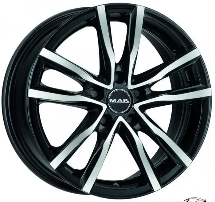 MAK MILANO 6,5x16 5*108 Et:35 Dia:72,3 Black Mirror